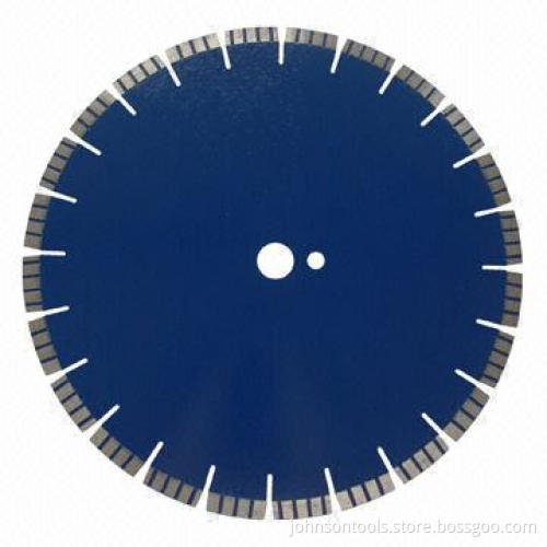 400mm turbo saw blade/laser welded for wet and dry cutting stones or concretes, with turbo segments